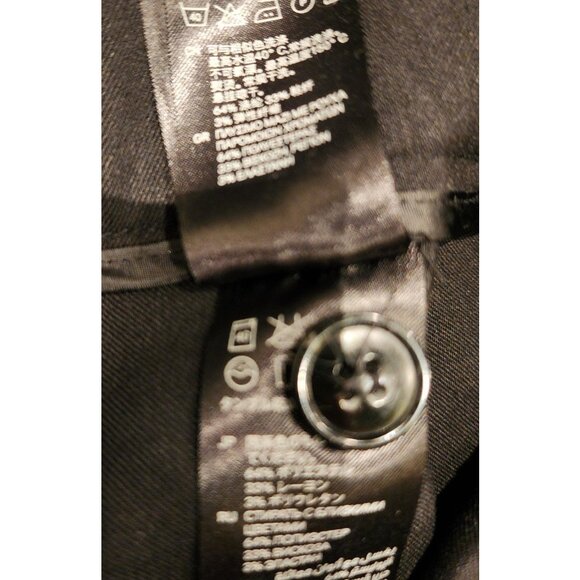 NEW High-Waisted Black Button-Front Trousers By H&M Size 12 - Picture 7 of 15